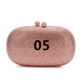 Bolsa Clutch de Cristal