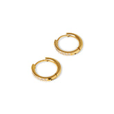 Pendientes de Argolla Kelly Baño en Oro de 18k