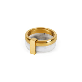 Anillo Capas Baño en Oro de 18k