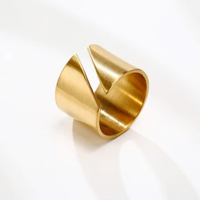 Anillo Hips Baño en Oro de 18k