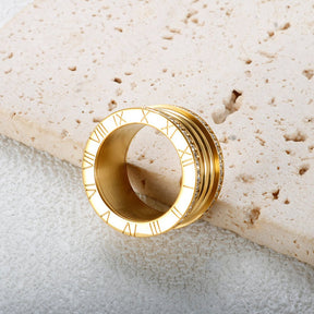 Anillo Imperial Lujo Baño en Oro de 18k