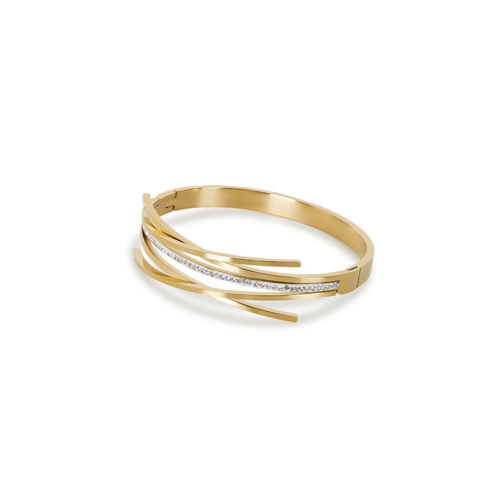 Bracelete Florence Zircônia Banhado em Ouro 18k