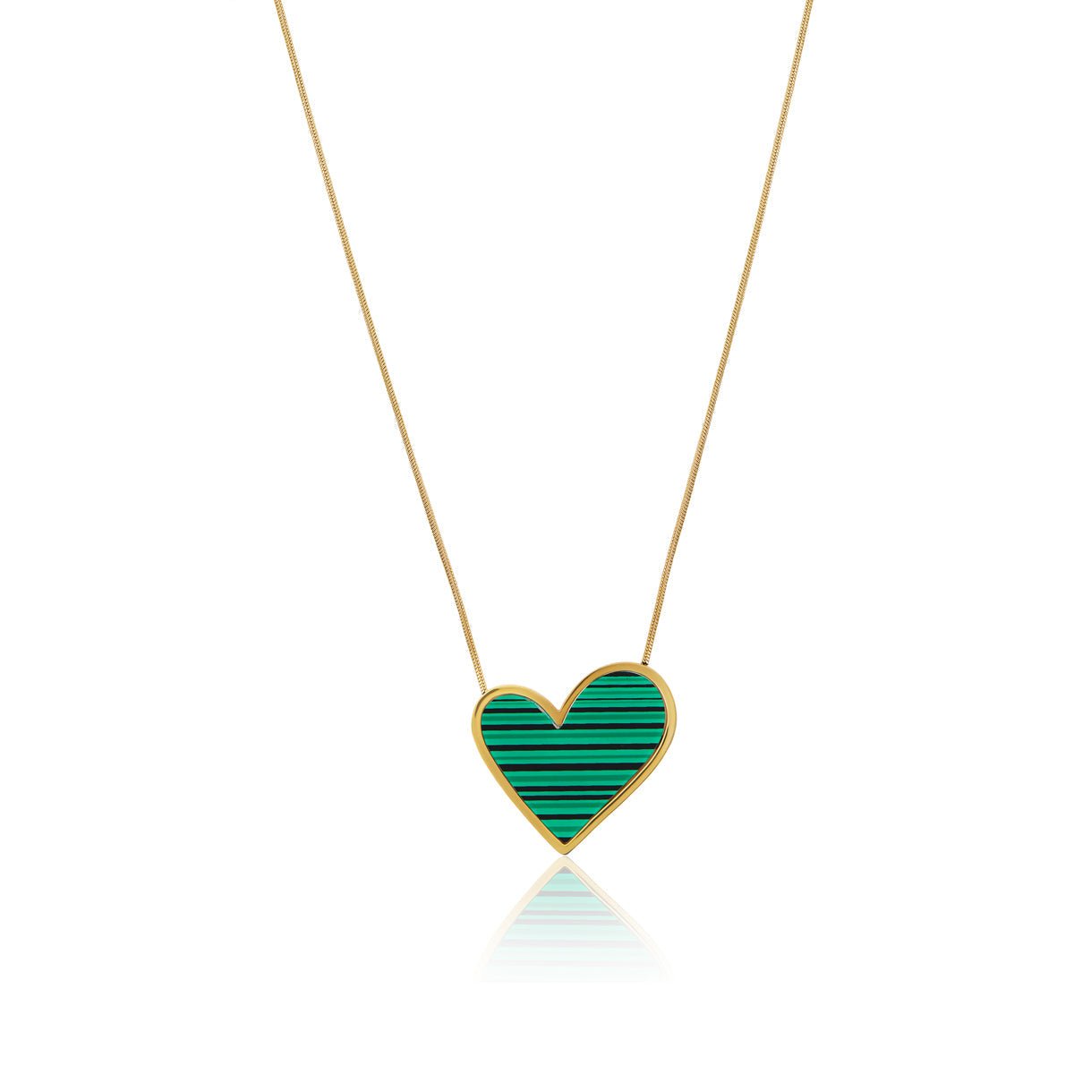 Colar Sweet Alhambra - Green Heart