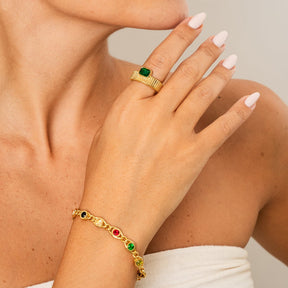 Pulseira Chloé Banhado em Ouro 18k