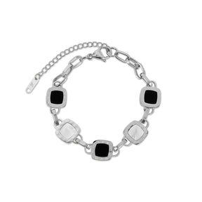 Pulseira Mono Quadrada - Prata